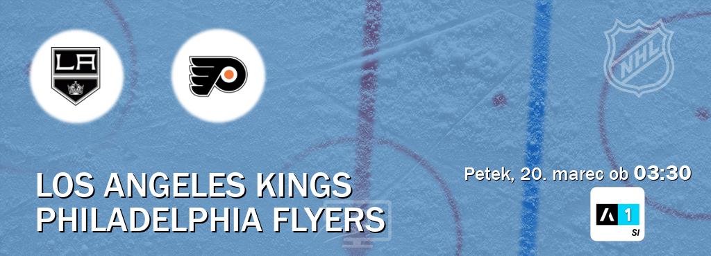 Dvoboj Los Angeles Kings in Philadelphia Flyers s prenosom tekme v živo na Arena Sport 1.