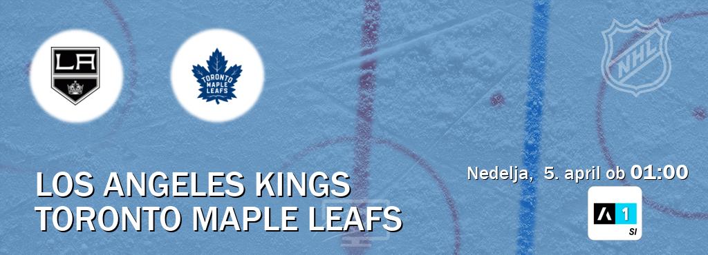 Dvoboj Los Angeles Kings in Toronto Maple Leafs s prenosom tekme v živo na Arena Sport 1.