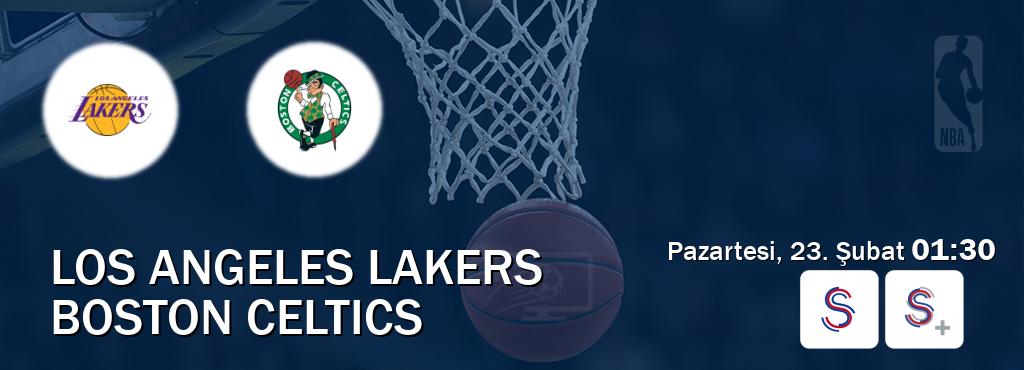 Karşılaşma Los Angeles Lakers - Boston Celtics S Sport ve S Sport +'den canlı yayınlanacak (Pazartesi, 23. Şubat  01:30).