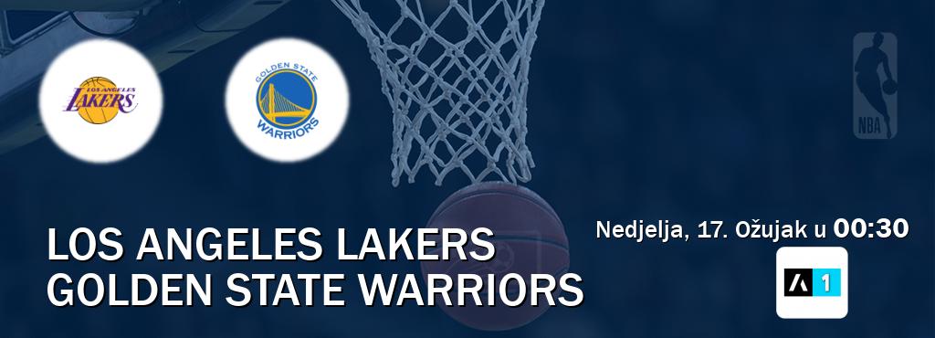 Izravni prijenos utakmice Los Angeles Lakers i Golden State Warriors pratite uživo na Arena Sport 1 (Nedjelja, 17. Ožujak u  00:30).