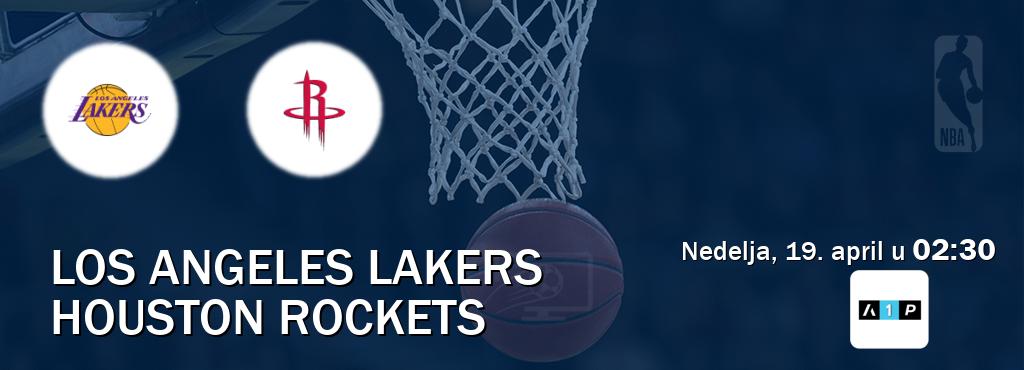 Izravni prijenos utakmice Los Angeles Lakers i Houston Rockets pratite uživo na Arena Premium 1 (nedelja, 19. april u 02:30). Izravni prijenos utakmice Los Angeles Lakers i Houston Rockets pratite uživo na Arena Premium 1 (nedelja, 19. april u 02:30).