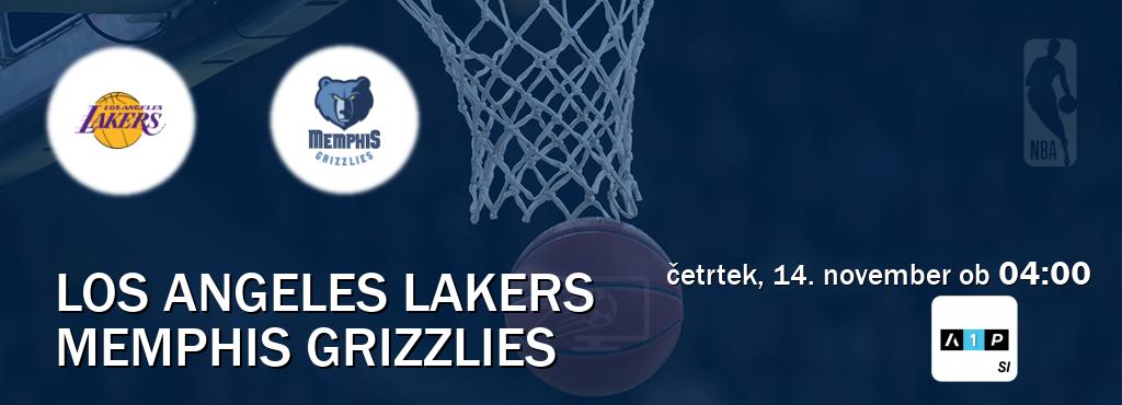 Prenos tekme med Los Angeles Lakers in Memphis Grizzlies v živo na Arena Sport Premium (četrtek, 14. november ob  04:00 uri).