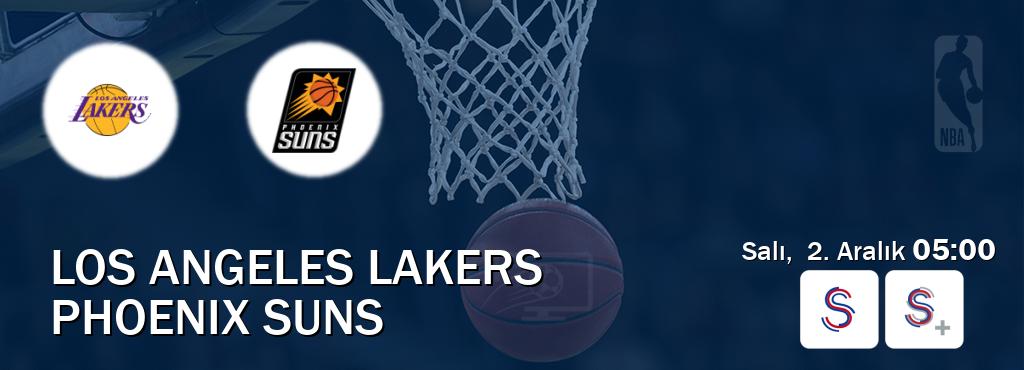 Karşılaşma Los Angeles Lakers - Phoenix Suns S Sport ve S Sport +'den canlı yayınlanacak (Salı, 2. Aralık 05:00). Karşılaşma Los Angeles Lakers - Phoenix Suns S Sport ve S Sport +'den canlı yayınlanacak (Salı, 2. Aralık 05:00).
