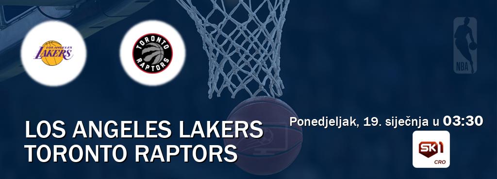Izravni prijenos utakmice Los Angeles Lakers i Toronto Raptors pratite uživo na Sportklub 1 (ponedjeljak, 19. siječnja u  03:30).