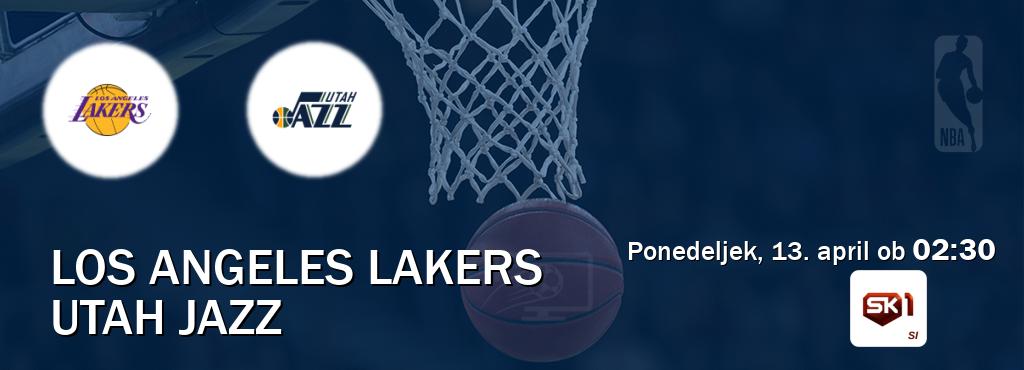 Dvoboj Los Angeles Lakers in Utah Jazz s prenosom tekme v živo na Sportklub 1.