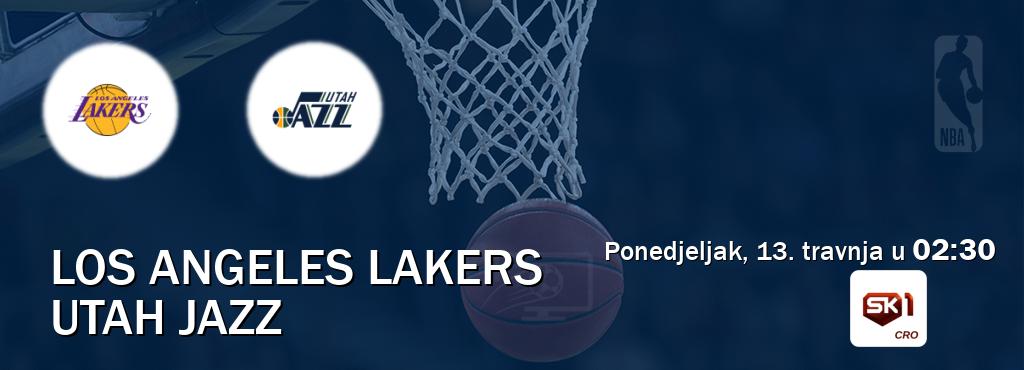 Izravni prijenos utakmice Los Angeles Lakers i Utah Jazz pratite uživo na Sportklub 1 (ponedjeljak, 13. travnja u  02:30).