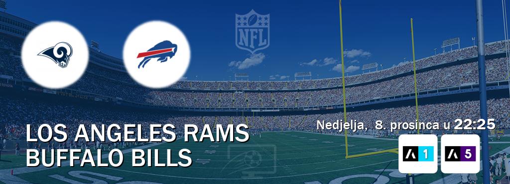 Izravni prijenos utakmice Los Angeles Rams i Buffalo Bills pratite uživo na Arena Sport 1 i Arena Sport 5 (nedjelja,  8. prosinca u  22:25).