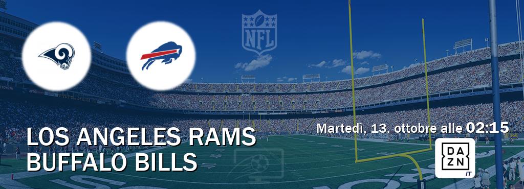 Il match Los Angeles Rams - Buffalo Bills sarà trasmesso in diretta TV su DAZN Italia (ore 02:15)