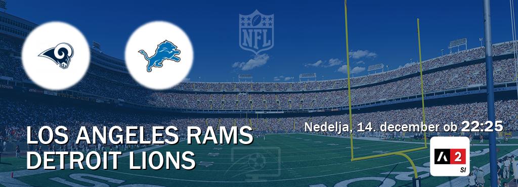 Ne zamudi prenosa tekme Los Angeles Rams - Detroit Lions v živo na Arena Sport 2.