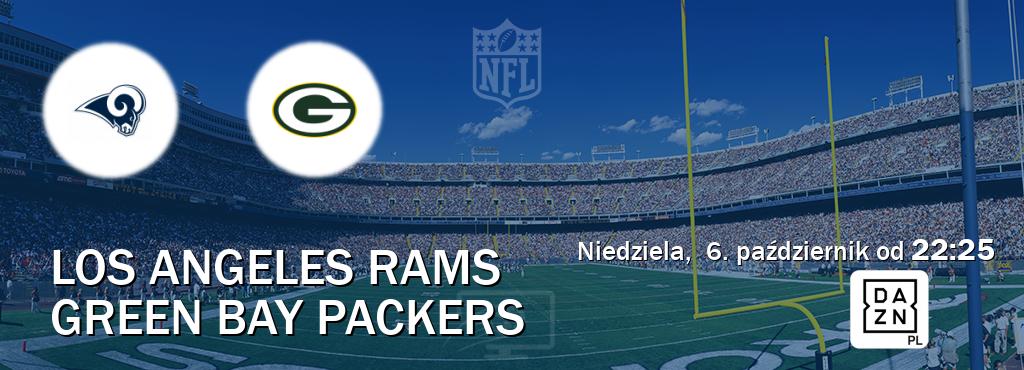 Gra między Los Angeles Rams i Green Bay Packers transmisja na żywo w DAZN (niedziela,  6. październik od  22:25).