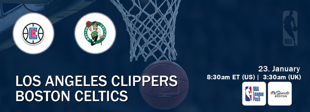 You can watch game live between Los Angeles Clippers and Boston Celtics on NBA League Pass and NBCS Boston(US).