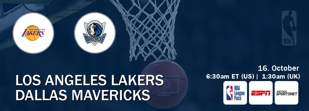 You can watch game live between Los Angeles Lakers and Dallas Mavericks on NBA League Pass, ESPN(AU), Spectrum SportsNet(US). You can watch game live between Los Angeles Lakers and Dallas Mavericks on NBA League Pass, ESPN(AU), Spectrum SportsNet(US).