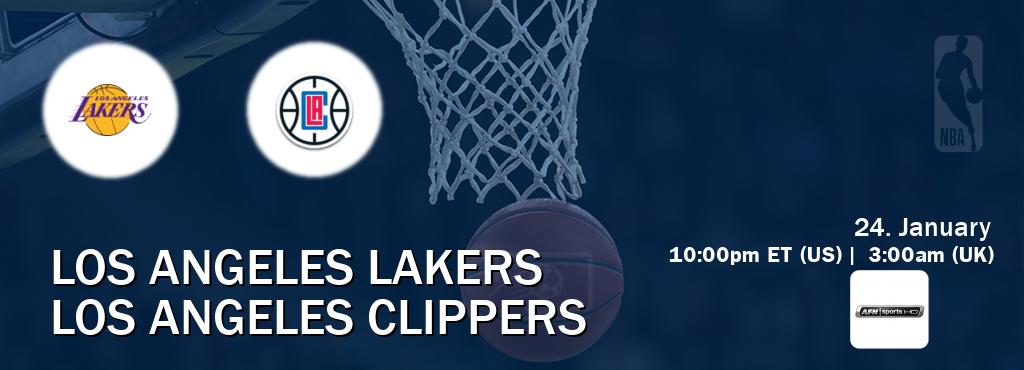 You can watch game live between Los Angeles Lakers and Los Angeles Clippers on AFN Sports.