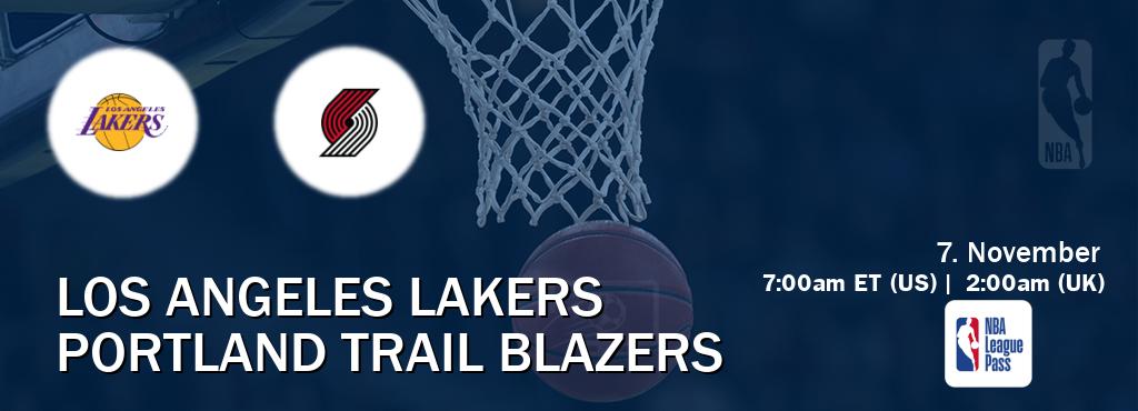 You can watch game live between Los Angeles Lakers and Portland Trail Blazers on NBA League Pass. You can watch game live between Los Angeles Lakers and Portland Trail Blazers on NBA League Pass.