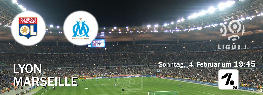 Das Spiel zwischen Lyon und Marseille wird am Sonntag,  4. Februar um  19:45, live vom OneFootball Deutschland übertragen.