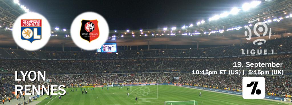 You can watch game live between Lyon and Rennes on OneFootball.