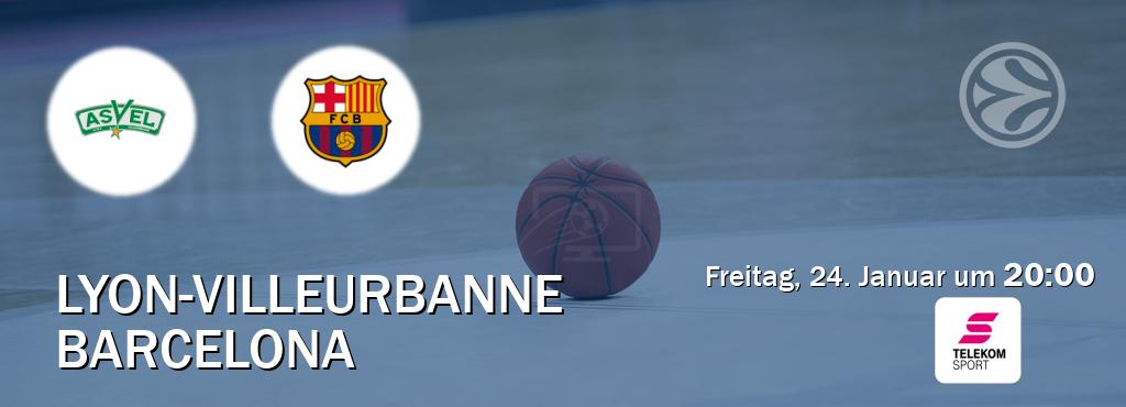 Das Spiel zwischen Lyon-Villeurbanne und Barcelona wird am Freitag, 24. Januar um  20:00, live vom Magenta Sport übertragen.