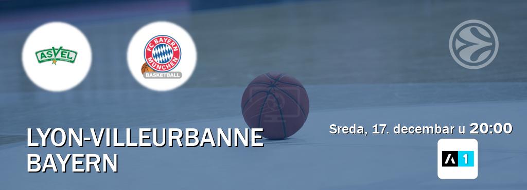 Izravni prijenos utakmice Lyon-Villeurbanne i Bayern pratite uživo na Arena Sport 1 (sreda, 17. decembar u  20:00).