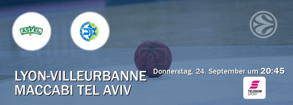 Das Spiel zwischen Lyon-Villeurbanne und Maccabi Tel Aviv wird am Donnerstag, 24. September um  20:45, live vom Magenta Sport übertragen.