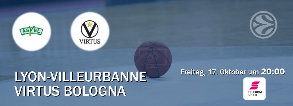 Das Spiel zwischen Lyon-Villeurbanne und Virtus Bologna wird am Freitag, 17. Oktober um 20:00, live vom Magenta Sport übertragen. Das Spiel zwischen Lyon-Villeurbanne und Virtus Bologna wird am Freitag, 17. Oktober um 20:00, live vom Magenta Sport übertragen.