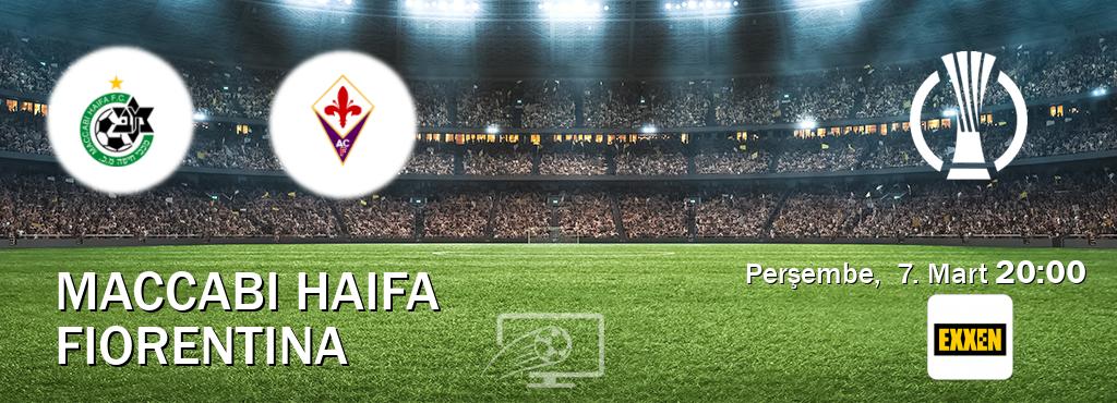 Karşılaşma Maccabi Haifa - Fiorentina Exxen'den canlı yayınlanacak (Perşembe,  7. Mart  20:00).