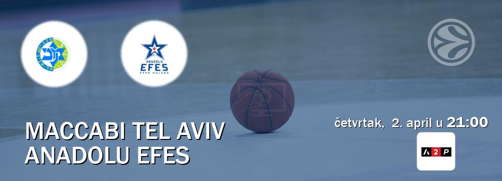 Izravni prijenos utakmice Maccabi Tel Aviv i Anadolu Efes pratite uživo na Arena Premium 2 (četvrtak,  2. april u  21:00).