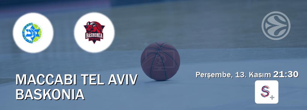 Karşılaşma Maccabi Tel Aviv - Baskonia S Sport +'den canlı yayınlanacak (Perşembe, 13. Kasım 21:30). Karşılaşma Maccabi Tel Aviv - Baskonia S Sport +'den canlı yayınlanacak (Perşembe, 13. Kasım 21:30).
