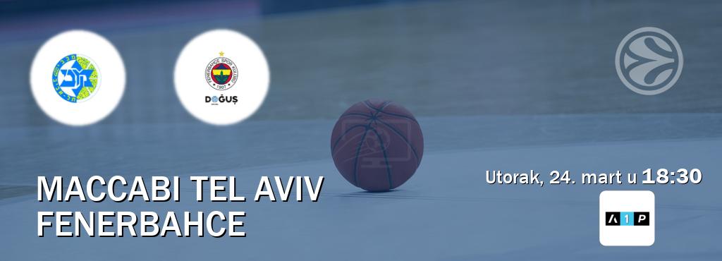Izravni prijenos utakmice Maccabi Tel Aviv i Fenerbahce pratite uživo na Arena Premium 1 (utorak, 24. mart u  18:30).