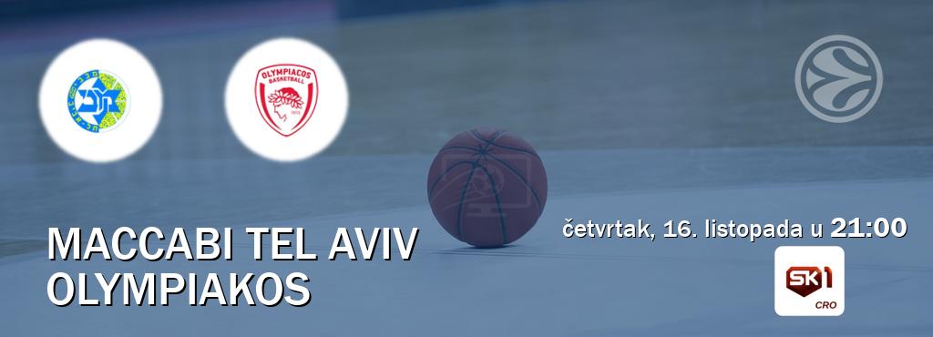 Izravni prijenos utakmice Maccabi Tel Aviv i Olympiakos pratite uživo na Sportklub 1 (četvrtak, 16. listopada u 21:00). Izravni prijenos utakmice Maccabi Tel Aviv i Olympiakos pratite uživo na Sportklub 1 (četvrtak, 16. listopada u 21:00).