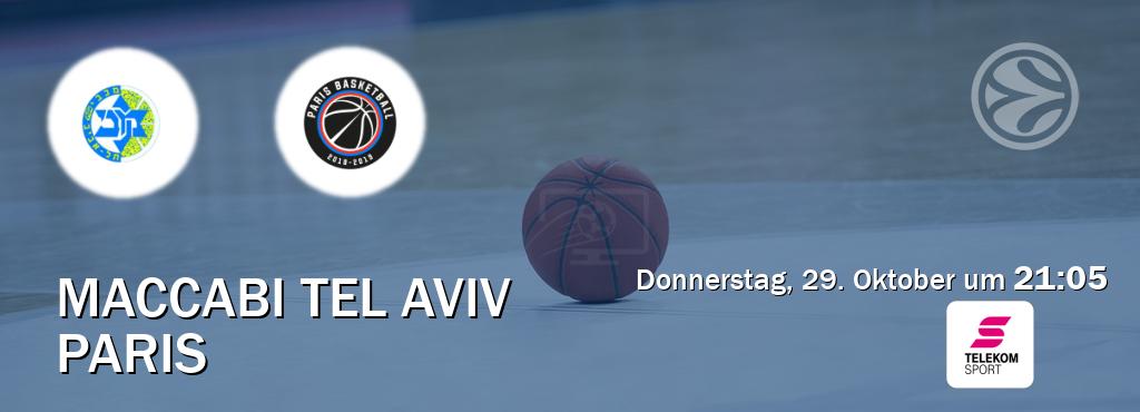 Das Spiel zwischen Maccabi Tel Aviv und Paris wird am Donnerstag, 29. Oktober um 21:05, live vom Magenta Sport übertragen. Das Spiel zwischen Maccabi Tel Aviv und Paris wird am Donnerstag, 29. Oktober um 21:05, live vom Magenta Sport übertragen.