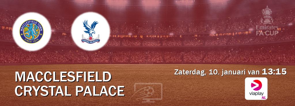 Wedstrijd tussen Macclesfield en Crystal Palace live op tv bij Viaplay Nederland (zaterdag, 10. januari van  13:15).