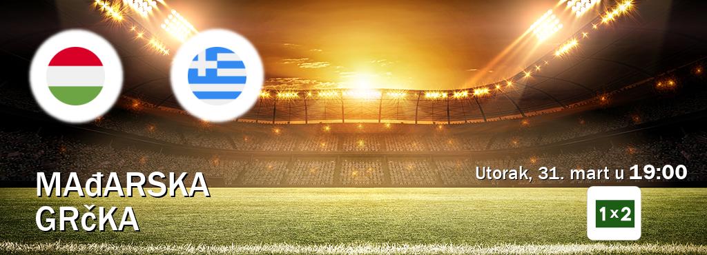 Izravni prijenos utakmice Mađarska i Grčka pratite uživo na Arena Sport 1x2 (utorak, 31. mart u  19:00).