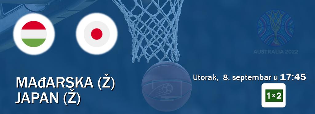 Izravni prijenos utakmice Mađarska (Ž) i Japan (Ž) pratite uživo na Arena Sport 1x2 (utorak, 8. septembar u 17:45). Izravni prijenos utakmice Mađarska (Ž) i Japan (Ž) pratite uživo na Arena Sport 1x2 (utorak, 8. septembar u 17:45).