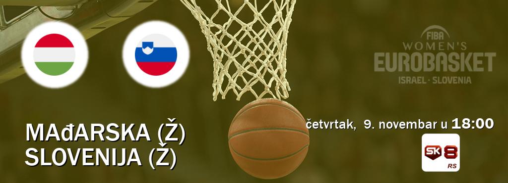 Izravni prijenos utakmice Mađarska (Ž) i Slovenija (Ž) pratite uživo na Sportklub 8 (četvrtak,  9. novembar u  18:00).