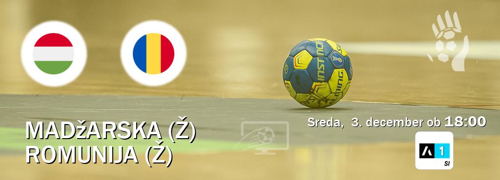 Dvoboj Madžarska (Ž) in Romunija (Ž) s prenosom tekme v živo na Arena Sport 1.