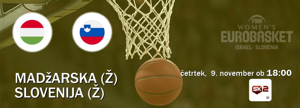 Dvoboj Madžarska (Ž) in Slovenija (Ž) s prenosom tekme v živo na Sportklub 2.