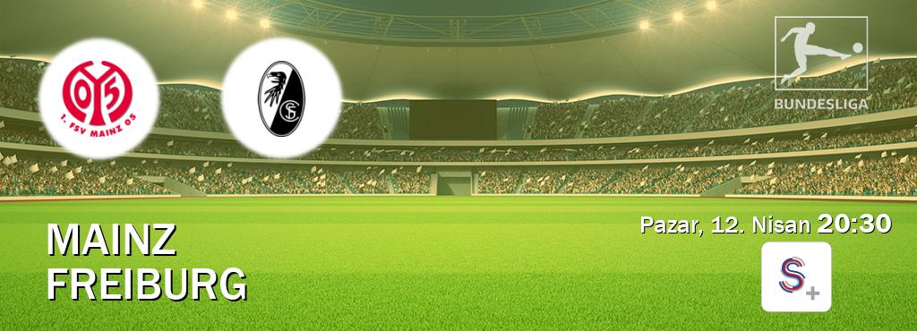 Karşılaşma Mainz - Freiburg S Sport +'den canlı yayınlanacak (Pazar, 12. Nisan  20:30).