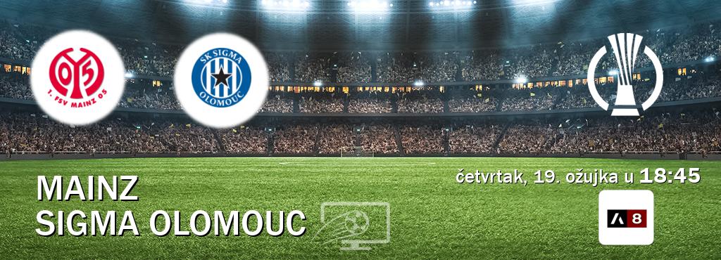 Izravni prijenos utakmice Mainz i Sigma Olomouc pratite uživo na Arena Sport 8 (četvrtak, 19. ožujka u  18:45).