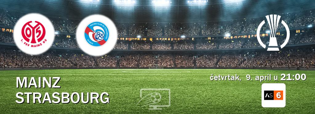 Izravni prijenos utakmice Mainz i Strasbourg pratite uživo na Arena Sport 6 (četvrtak,  9. april u  21:00).