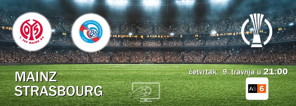 Izravni prijenos utakmice Mainz i Strasbourg pratite uživo na Arena Sport 6 (četvrtak,  9. travnja u  21:00).
