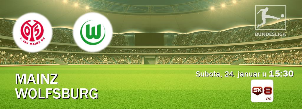 Izravni prijenos utakmice Mainz i Wolfsburg pratite uživo na Sportklub 8 (subota, 24. januar u  15:30).