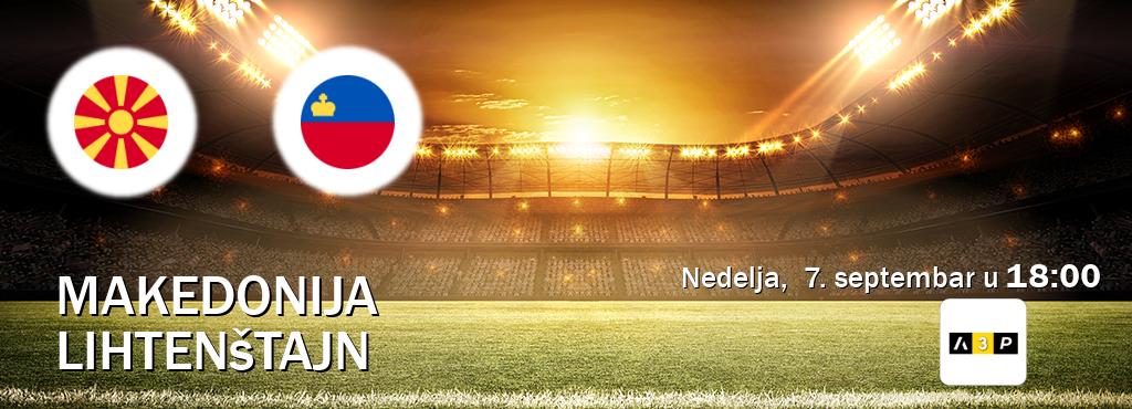 Izravni prijenos utakmice Makedonija i Lihtenštajn pratite uživo na Arena Premium 3 (nedelja,  7. septembar u  18:00).