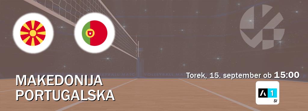 Makedonija in Portugalska v živo na Arena Sport 1. Prenos tekme bo v torek, 15. september ob  15:00