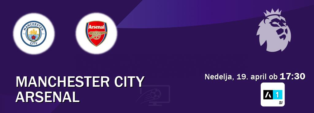 Manchester City in Arsenal v živo na Arena Sport 1. Prenos tekme bo v nedelja, 19. april ob  17:30