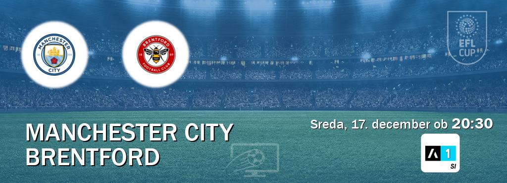 Prenos tekme med Manchester City in Brentford v živo na Arena Sport 1 (sreda, 17. december ob  20:30 uri).
