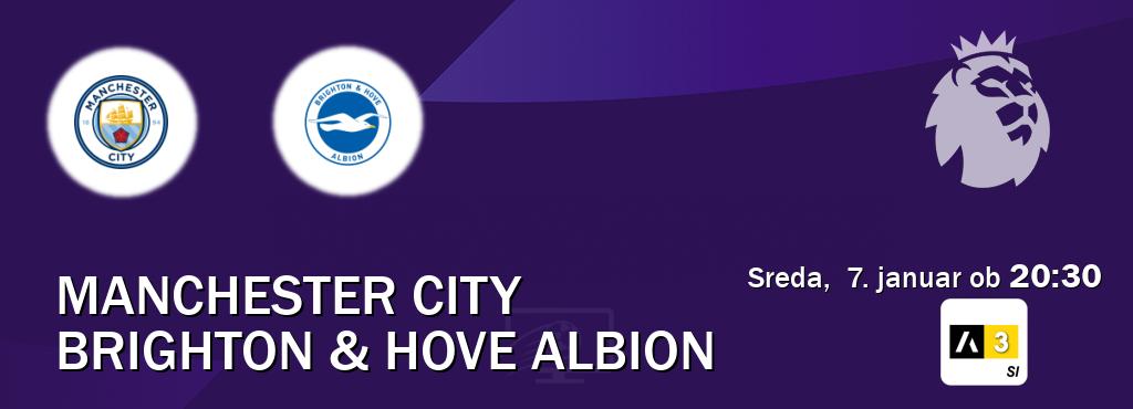 Manchester City in Brighton & Hove Albion v živo na Arena Sport 3. Prenos tekme bo v sreda, 7. januar ob 20:30 Manchester City in Brighton & Hove Albion v živo na Arena Sport 3. Prenos tekme bo v sreda, 7. januar ob 20:30