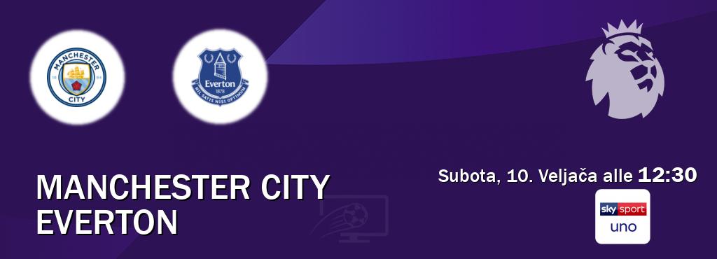 Il match Manchester City - Everton sarà trasmesso in diretta TV su Sky Sport Uno (ore 12:30)