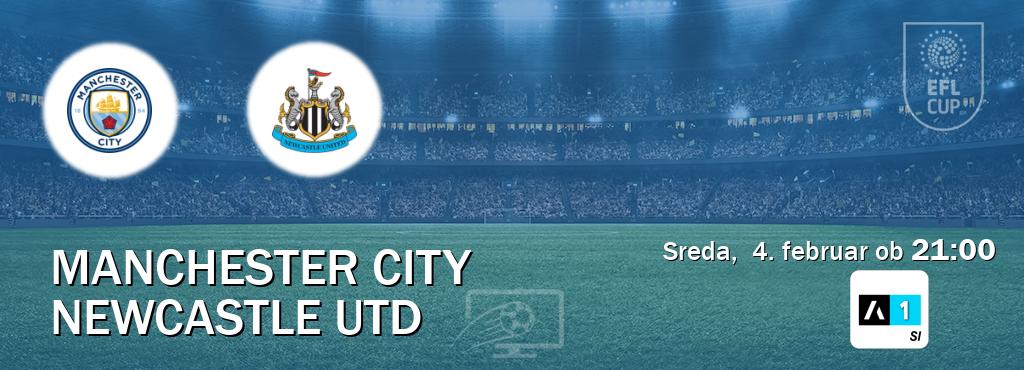 Prenos tekme med Manchester City in Newcastle Utd v živo na Arena Sport 1 (sreda,  4. februar ob  21:00 uri).