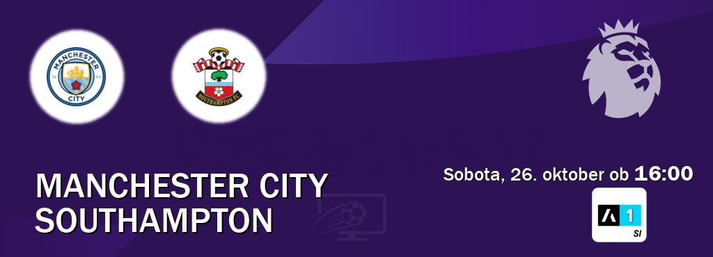 Prenos tekme med Manchester City in Southampton v živo na Arena Sport 1 (sobota, 26. oktober ob  16:00 uri).