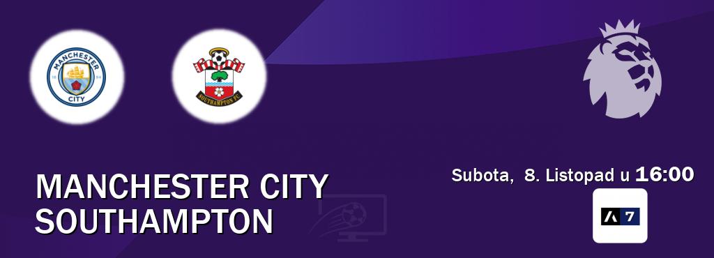 Izravni prijenos utakmice Manchester City i Southampton pratite uživo na Arena Sport 7 (Subota,  8. Listopad u  16:00).